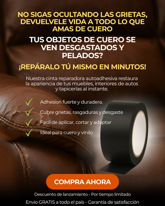 Cinta Reparadora de Cuero Premium™ – Repara, protege y transforma
